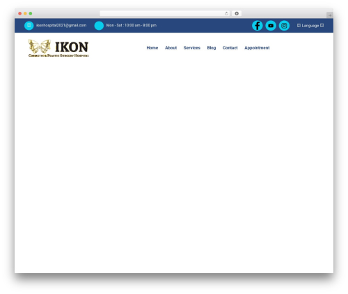 Medixi theme WordPress - ikonhospital.com