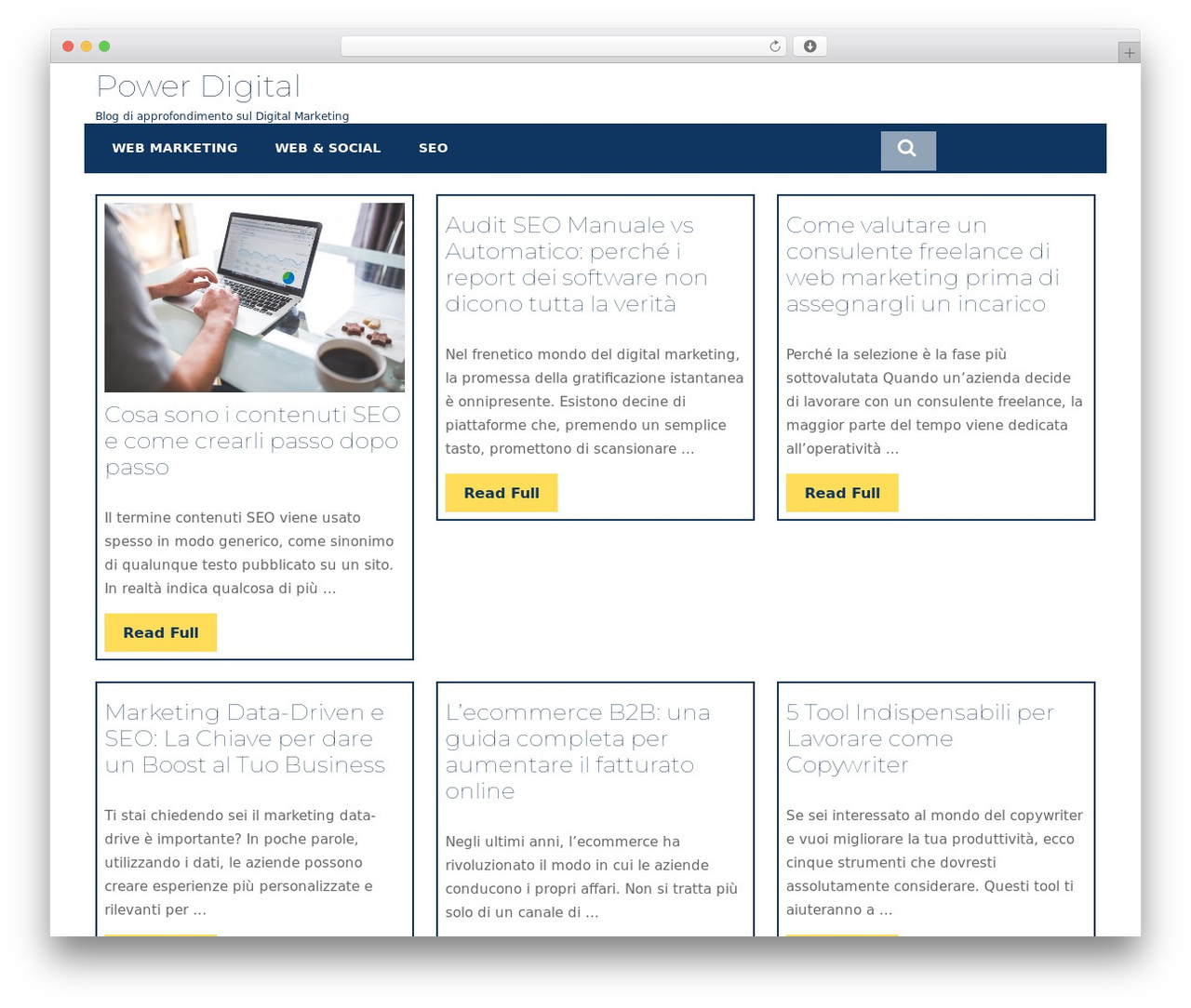 Multipurpose Startup WordPress theme - powerdigital.it