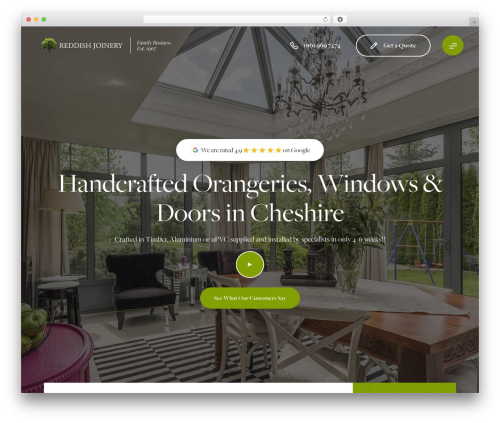 Platform81 Theme WordPress website theme - reddish-joinery.co.uk