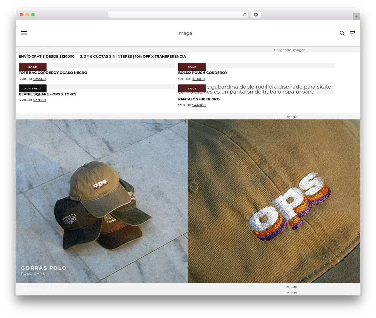 Pro WordPress theme - ops-wear.com