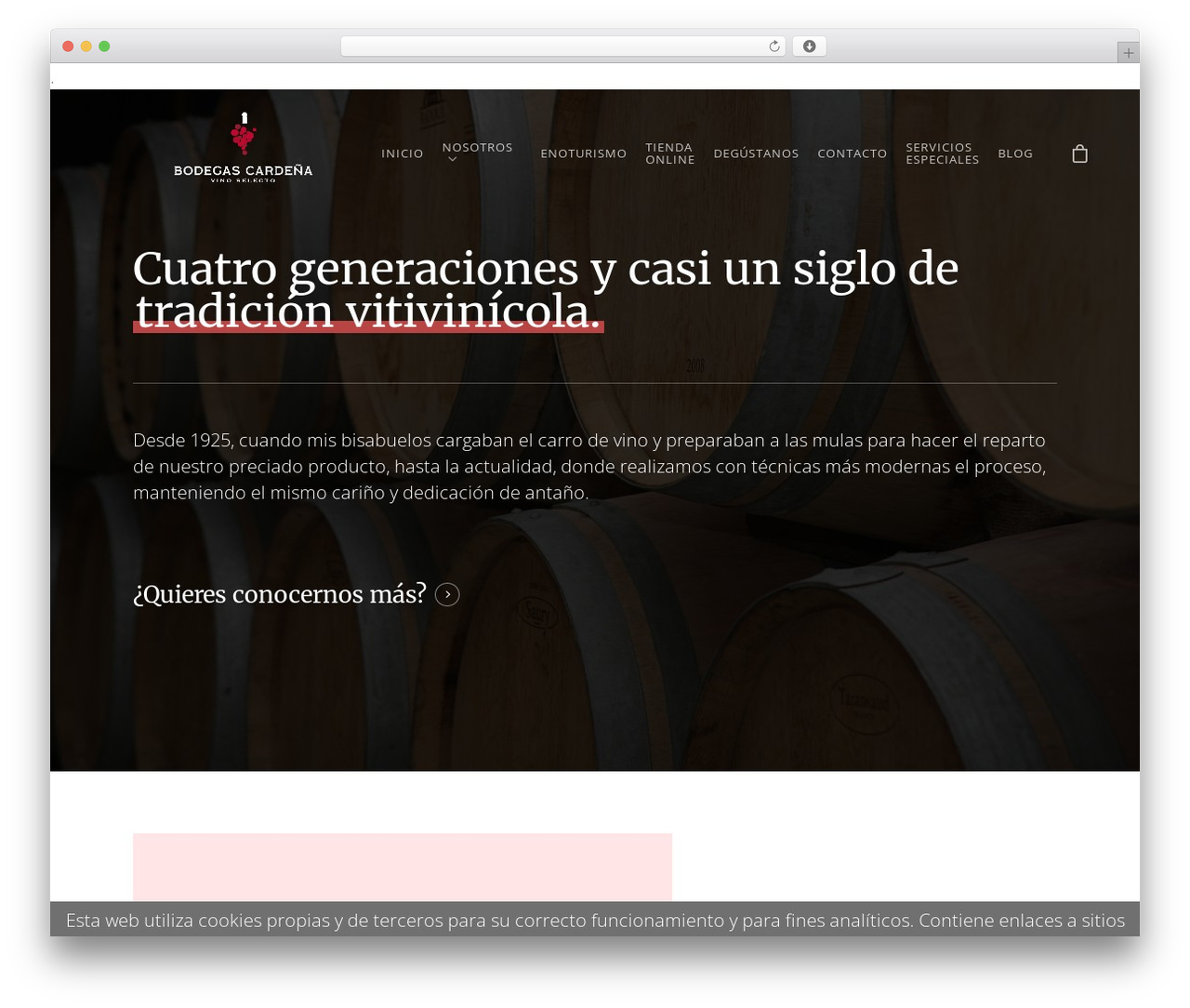 Salient WordPress theme - vinosypureza.com Salient WordPress theme - vinosypureza.com