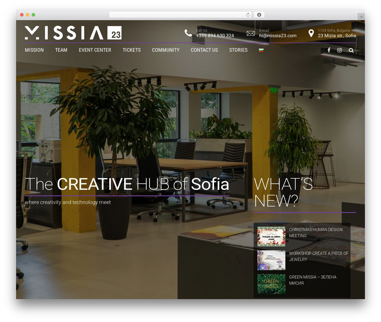 Showcase WordPress theme design - missia23.com Showcase WordPress theme design - missia23.com