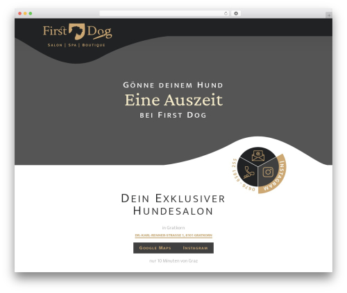 Theme WordPress WP Bootstrap 4 - www.firstdog.at