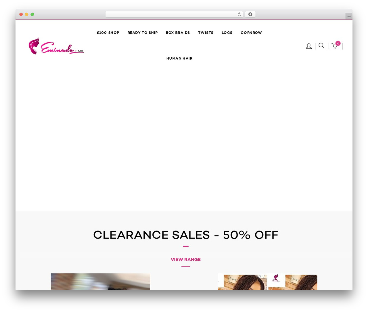 WordPress theme Basel - www.eminadobraidedwigs.com
