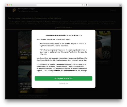 WordPress theme dop - tarencontrecougar.info