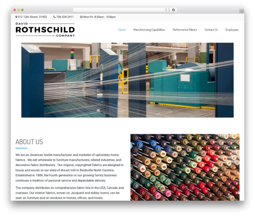 WordPress theme Lambda - davidrothschildco.com
