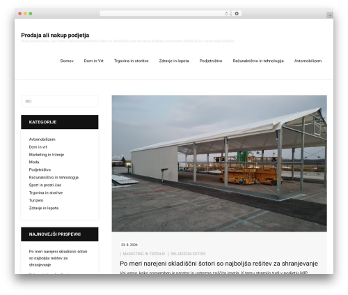 WordPress theme Ryan - karierni-center.si