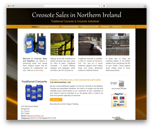 CS04 WordPress theme - creosotesales-ni.co.uk