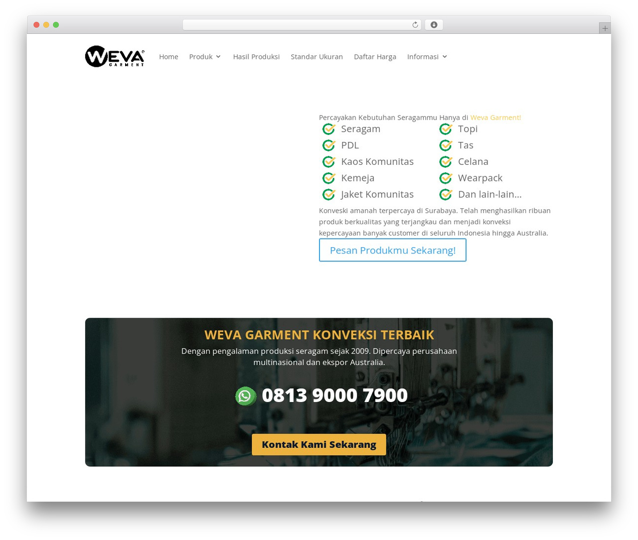 Divi theme WordPress - wevagarment.com Divi theme WordPress - wevagarment.com