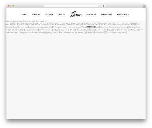 Estelle WordPress theme - boxlaboratoriodemoda.com