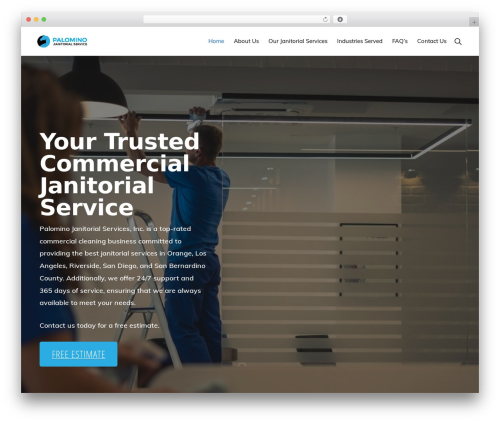 Genesis WordPress theme - palominojanitorial.com