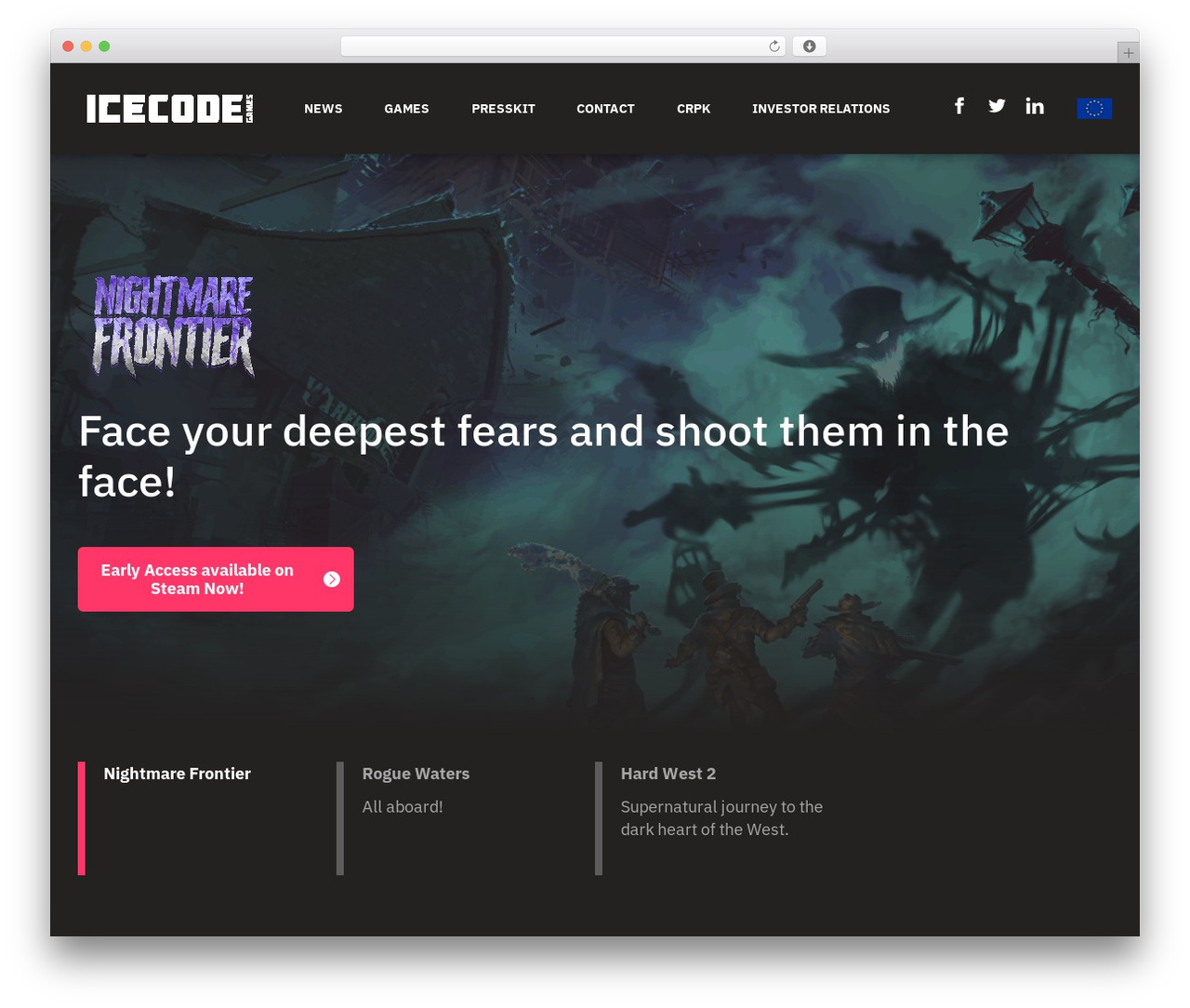 IceCodeGames WordPress gaming theme - icecodegames.com