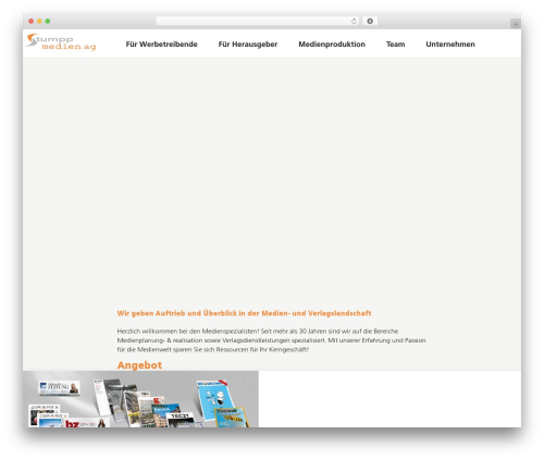 Studio WordPress theme - stumppmedien.ch