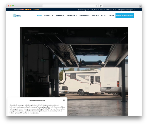 Theme WordPress Divi - bakker-campers.nl