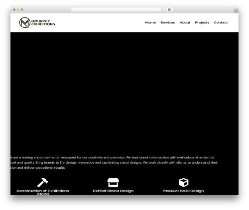 Theme WordPress Echo - qmurphyexhibitions.com