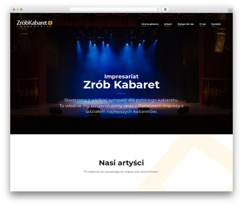 Theme WordPress Thebe - zrobkabaret.pl