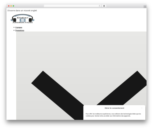 WordPress theme Bricks - didierbanimation.fr