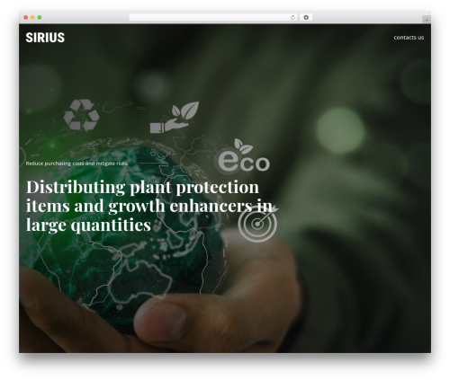 WordPress theme IIG - sirius-sir.com