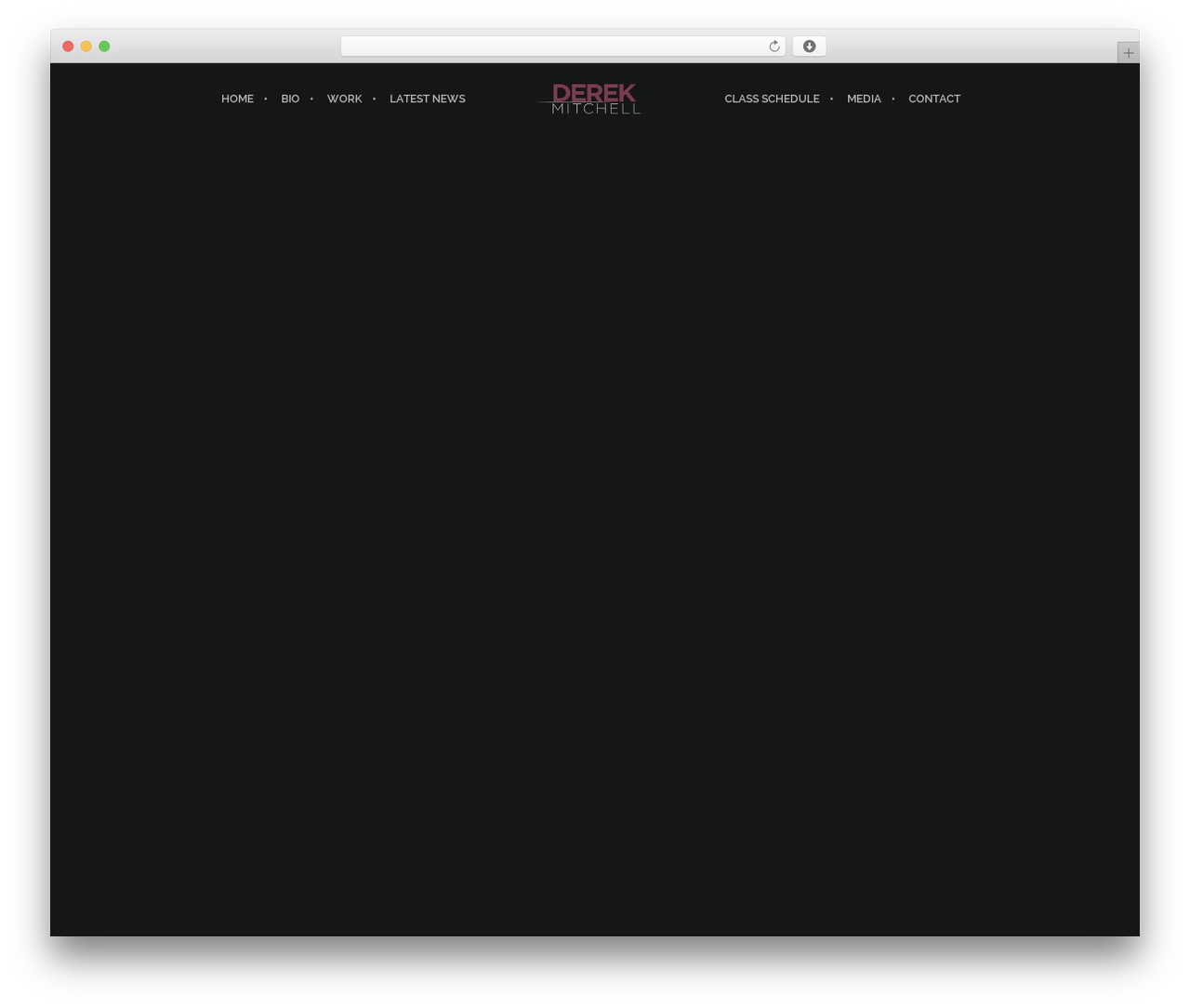 Brooklyn WordPress theme design - derekmitchellsite.com