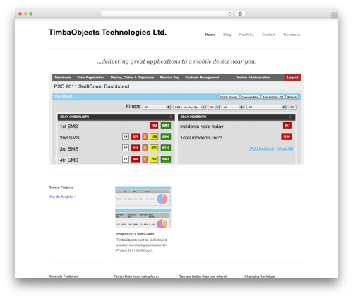 Classica theme WordPress - timbaobjects.com