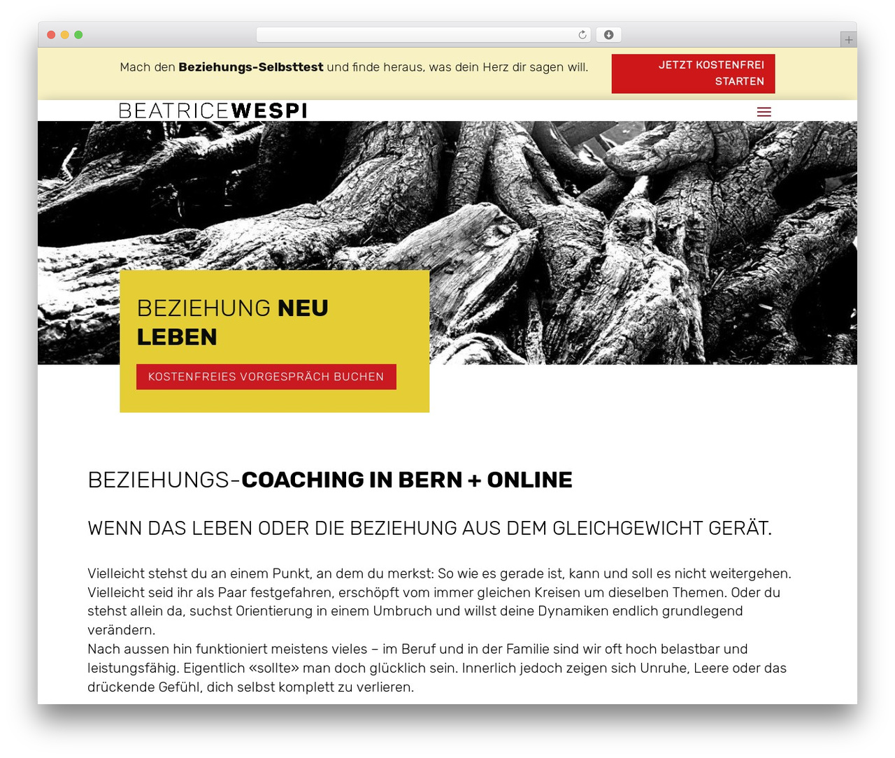 Divi Child Theme WordPress theme design - beatricewespi.ch