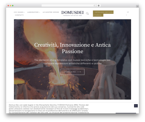Halena WordPress page theme - domusdei.it