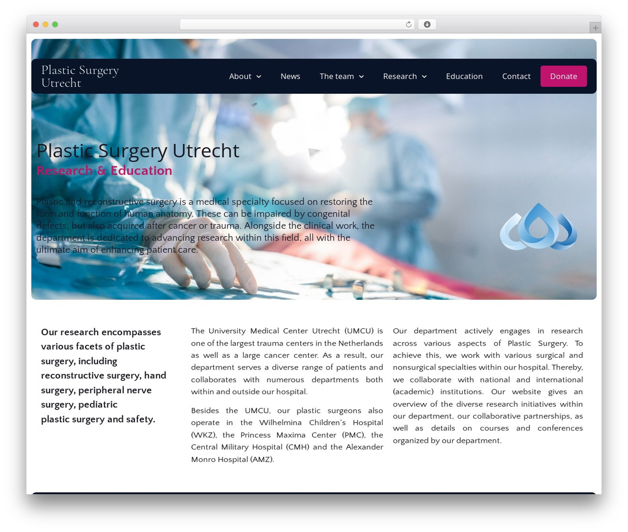 Hello Elementor theme WordPress - plasticsurgeryutrecht.com