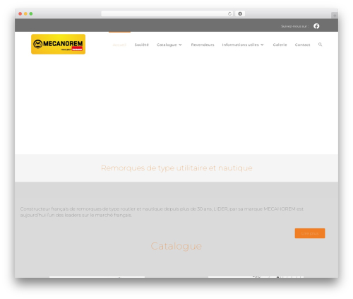 Mecanorem theme WordPress - mecanorem.com