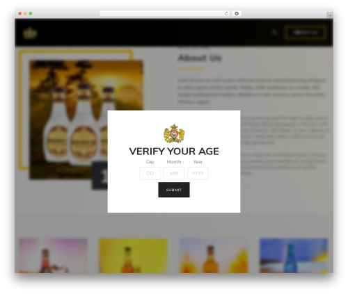 Mentry WordPress theme - londondistillers.com