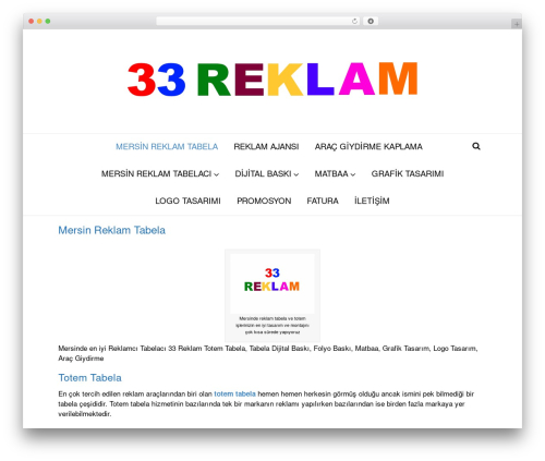 Ninja Default Theme WP theme - 33reklam.com