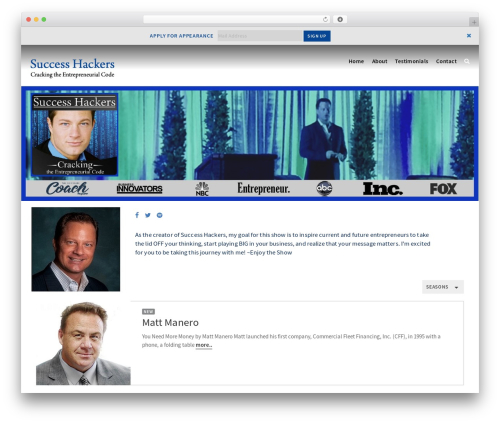 Sonus WordPress theme - successhackers.net