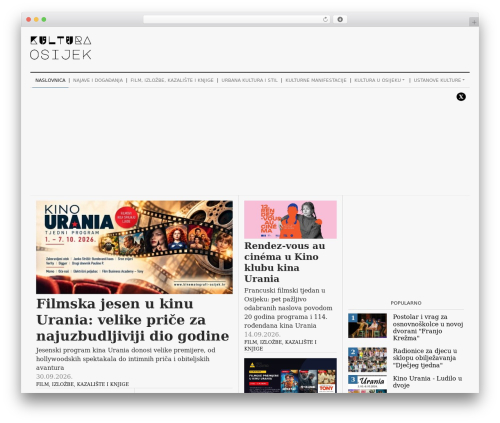 Tema top WordPress theme - kultura-osijek.eu