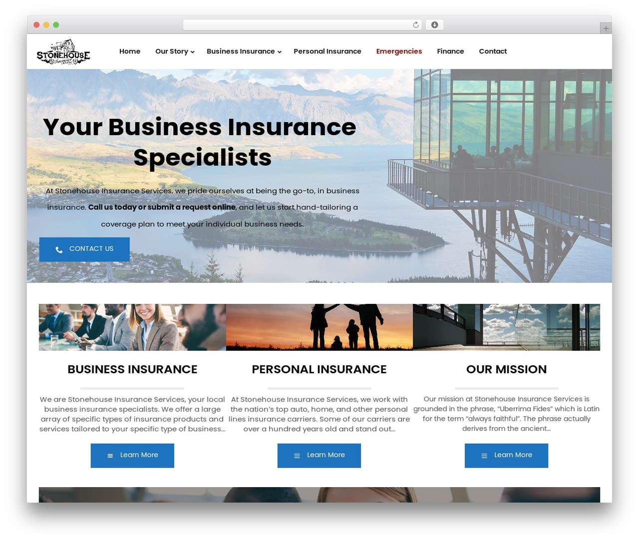 Theme WordPress Massive Dynamic - stonehouseins.com