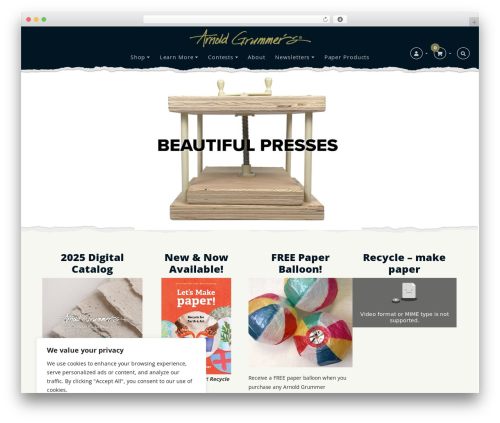 Webcitz Theme best WordPress theme - arnoldgrummer.com