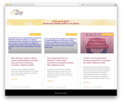 WordPress theme Eletheme - emocionalizate.com