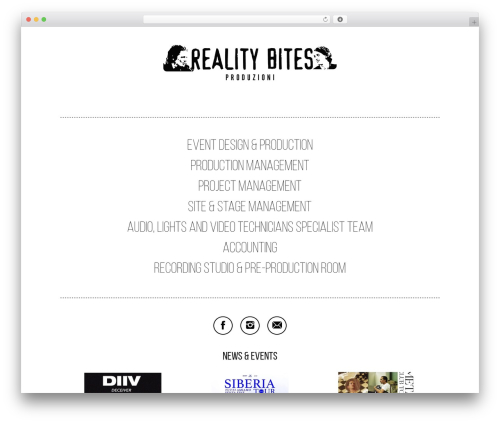 WordPress theme Os2 - realitybites.it