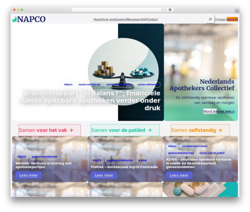 Blockbase WordPress theme free - napco.nl