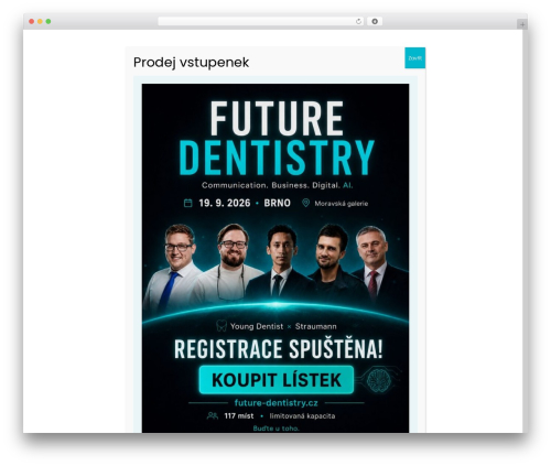 Profile builder hobbyist WordPress plugin - youngdentist.cz