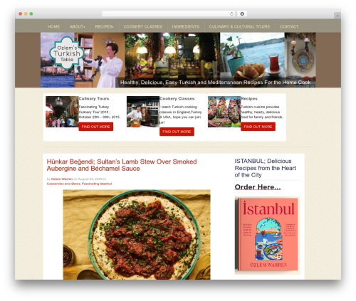 Genesis WordPress theme - ozlemsturkishtable.com