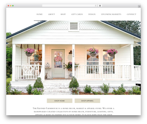 Market Theme WordPress theme - therefinedfarmhouse.com