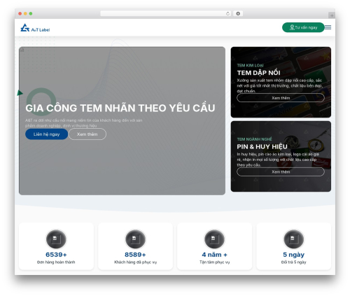 Mona theme WordPress theme - temkimloai.com.vn