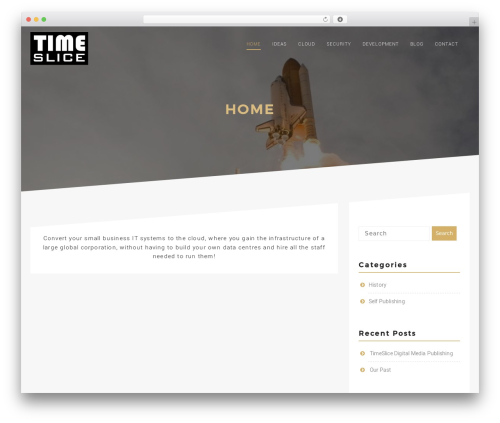 Oneline Lite WordPress theme - timeslice.co.za