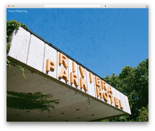 PP Theme WordPress theme design - paulpibernig.com