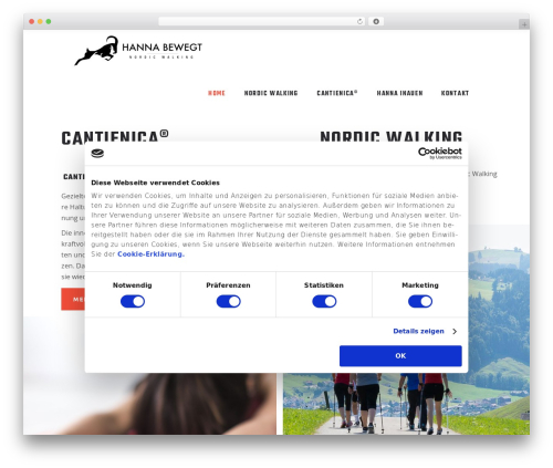 Prowess core WordPress plugin - hanna-bewegt.ch