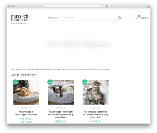 ShopStore free WordPress theme - muss-ich-haben.ch