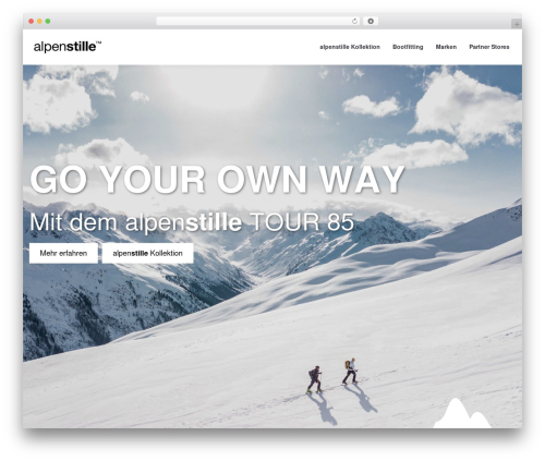 Fresh framework WordPress plugin - alpenstille.de