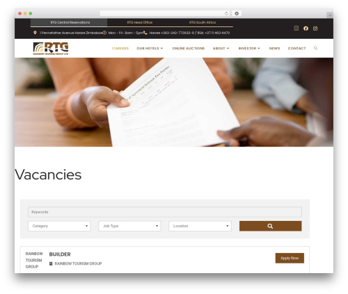 Sjb email notifications WordPress plugin - rtgafrica.com/careers