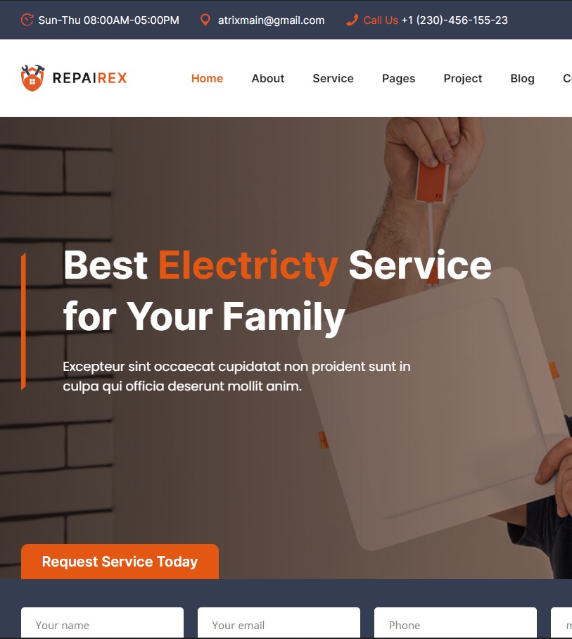 Theme WordPress Repairex Theme WordPress Repairex
