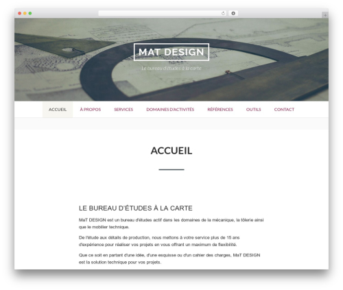 Toivo theme WordPress - mat-design.ch