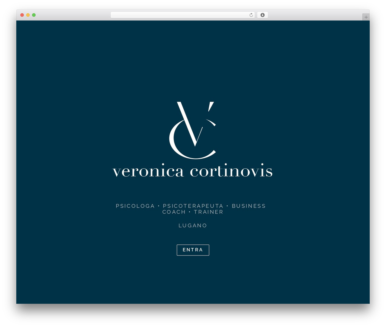 Vanilla WordPress theme - veronicacortinovis.com